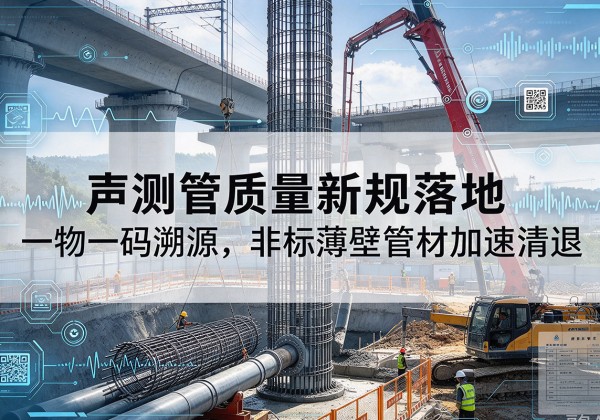 宝丰声测管质量新规落地，一物一码溯源，非标薄壁管材加速清退